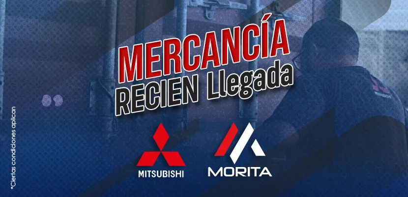Mercancía MORITA para Mitsubishi recien llegada